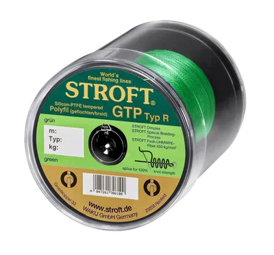 Produktbild von STROFT GTP Typ R Geflochtene Angelschnur 400m grün R4-0,220mm-9kg