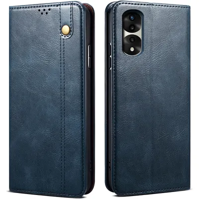 Obrázek produktu pro Pouzdro pro Honor 70 Pro / Honor 70 Pro+, kožené flip pouzdro peněženka s funkcí stojánku modré