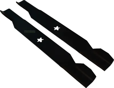 Produktbild von 2 X 46 CM Messer für Rasentraktor Husqvarna LT92 Mähwerk 127841 138496 5321384-96