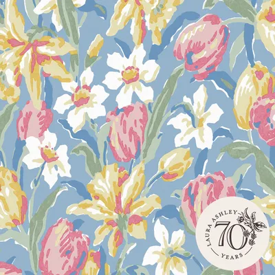 Produktbild von Laura Ashley Vliestapete Tulpen China 1000x52cm