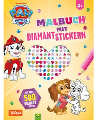 Produktbild von PAW Patrol Malbuch mit Diamantstickern