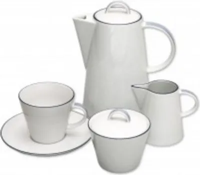 Produktbild von Thun 1794 Tom, Kaffeeservice, blaue Linie, Porzellan Thun, 15 d.