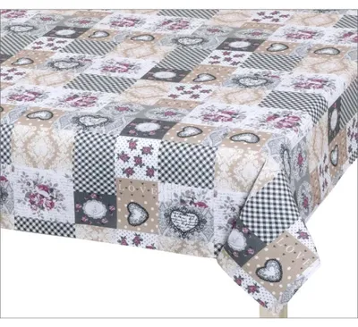 Obrázek produktu pro Ubrus DITA - 120x180 cm - Šedá,Růžová