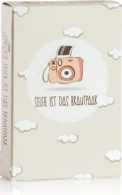 Produktbild von Selfie ist das Brautpaar Hochzeitsspiel Kennenlernspiel 55  Karten