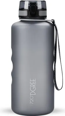 Produktbild von uberBottle softTouch Trinkflasche mit Sieb 2000ml / Stone Gray/ 720DGREE