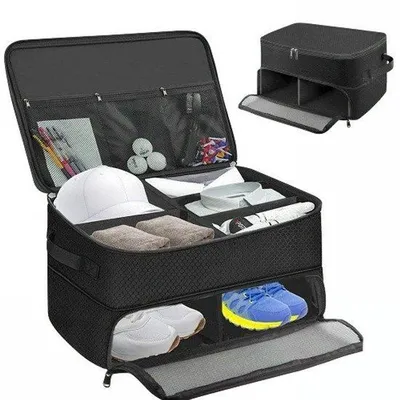 Productafbeelding van Golfaccessoire- en schoenorganizer, waterdicht en duurzaam, 42,9 x 33 x 25 cm
