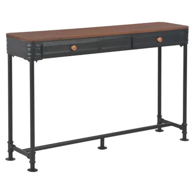 Obrázok produktu pre Konzolový stolík s 2 zásuvkami 120x30x75 cm jedľové drevo