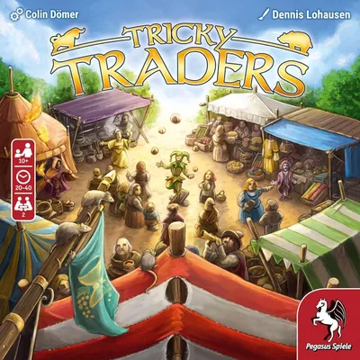 Obrázok produktu pre Pegasus Spiele – Tricky Traders (anglické vydanie)