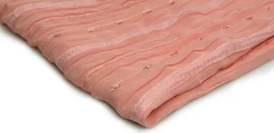 Obrázek produktu pro Šifon Yoryo se stuhou, lososová 50x125 cm
