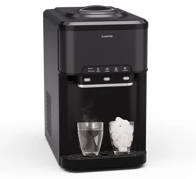 Produktbild von Klarstein Eiswürfelmaschine für Zuhause Camping Gastro, Schnelle Mini Eiswürfelmaschine Klein, Profi Eismaschine für Große Kleine Klare Eiswürfel, Selbstreinigend mit 3L Eiswürfelbehälter, 20kg/24h