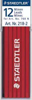 Produktbild von Spezialmine omnichrom rot 12-er Etui Packung mit 12 Stück