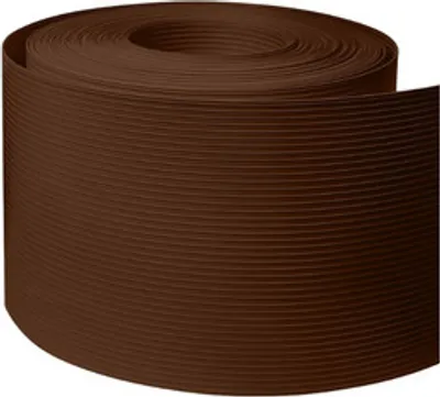 Produktbild von FORTENA Zaun Sichtschutzstreifen aus hochwertigem Polypropylen - 26m lang, 19cm hoch, Braun, mit gerippter Oberfläche, idealer Sichtschutz für Gartenzaun, Doppelstabmattenzaun.
