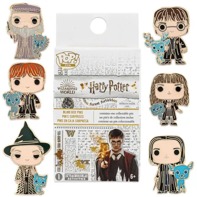 Produktbild von Harry Potter Loungefly POP! Pin Ansteck-Pins Eaches 4 cm Sortiment (12)