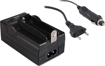 Produktbild von Batterieladegerät für industrielle 18650 Li-Ion Akkus 1-Schacht mit Ladeanzeige Schnellladung