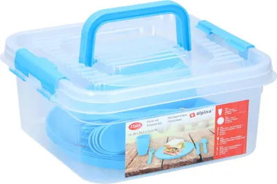 Immagine prodotto di Set da picnic Alpina per 4 persone in confezione