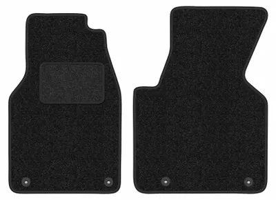 Productafbeelding van Velours automatten voor Volkswagen Transporter T4 Multivan 1993-2001 – 2-delig, antraciet, op maat – Wielganizator ANTHRA