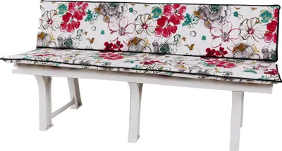Produktbild von Auflage Gartenbank Elba 2-teilig 150 cm 0843 Blumen KETTtex
