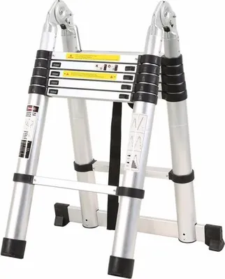 Obrázek produktu pro Žebřík KME3038 teleskopický 1,9 plus 1,9m - štafle na schody