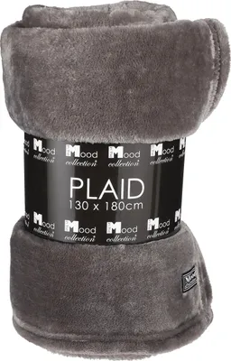 Zdjęcie produktu dla Mica Decorations Famke Fleecedecke - L180 x B130 cm - Anthrazit