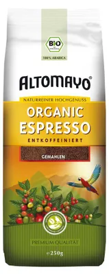 Produktbild von Espresso - entkoffeiniert gemahlen 250g