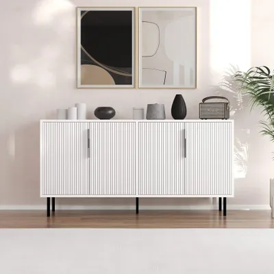 Produktbild von Skye Decor, Clara - White, Konsole, Weiß, 100% MELAMINBESCHICHTETE SPANNPLATTE, 150 x 36 x 75 cm