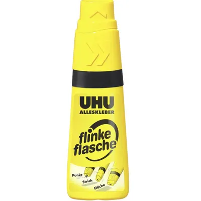 Produktbild von UHU Flinke Flasche Alleskleber, Punkt-, Strich- und Flächenkleben, 35 g