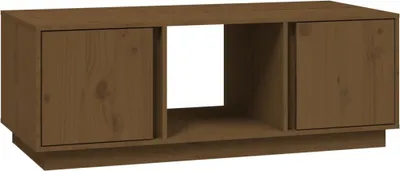 Produktbild von vidaXL Couchtisch Honigbraun 110x50x40 cm Massivholz Kiefer