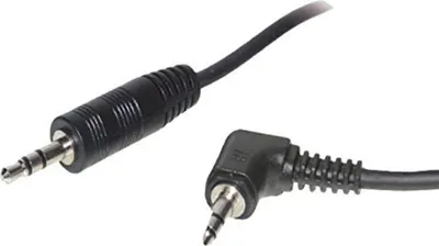 Produktbild von S/CONN maximum connectivity Klinken-Kabel-Winkel-Klinkenstecker 3,5mm stereo auf Klinkenstecker 3,5mm stereo, 1,5m (30817)