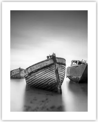 Produktbild von Poster - Poster ohne Rahmen - £ódŸ Wrack Schiff - 40x50 cm - Wand Bild - Wanddeko - Wandbilder - Kunstposter - Wandposter - Bilder - Kunstdruck - Wanddekoration - Wandbild - P2XPA40x50-4999