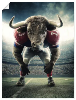 Produktbild von ARTland Poster Beast Mode Größe: 45x60 cm