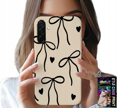 Produktbild von Fall Für Samsung Galaxy A56 5G - Beige Schleife Band Mode-Designs