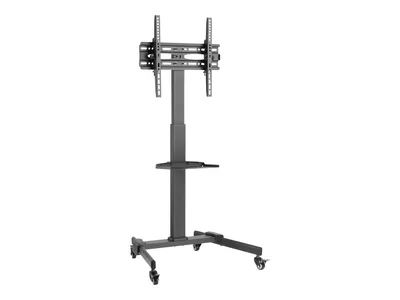 Image de Equip Support au sol 32"-55"/ 1TFT 35kg 1 étagère noir lite Retail