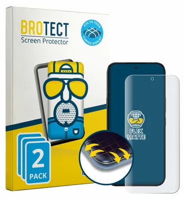 Produktbild von 2x BROTECT Fullscreen Schutzfolie für Infinix Note 60 Ultra Displayschutz Folie Fullcover Matt Entspiegelungsfolie