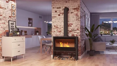 Produktbild von LUPO L Freistehender Kaminofen ECODESIGN -BlmSchV II BAUART1
