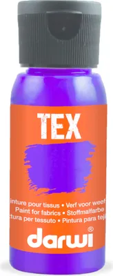 Produktbild von Darwi 4x DARWI Stoffmalfarbe, Flasche 50ml, Violett - Violett DA0100050900C