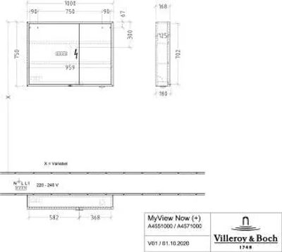 Produktbild von Villeroy & Boch A48110VL Aufputz-SPS My View+ A48110