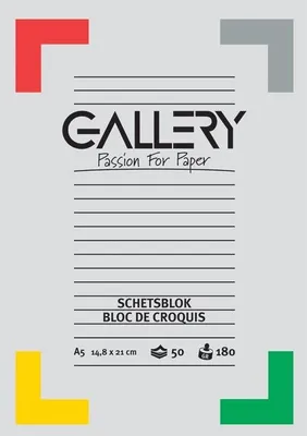 Image de Galerie – Carnet de croquis, 180 g/m², format A5, 50 feuilles