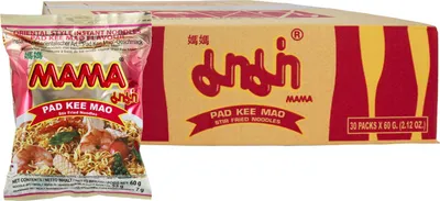 Produktbild von [ 30x 60g ] MAMA Instant Nudeln Pad Kee Mao Geschmack