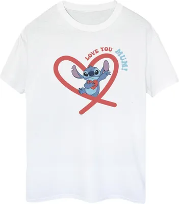 Produktbild von Disney - "Love You Mum" T-Shirt für Damen BI30120 (XXL) (Weiß)