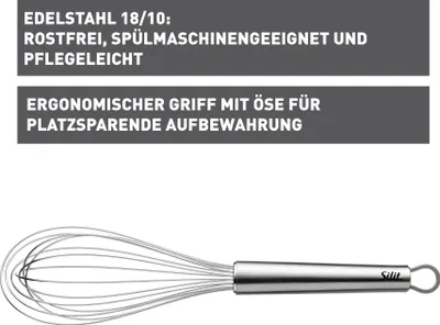 Produktbild von Silit Classic Line Schneebesen, 29 cm 3201006326 4004633300687