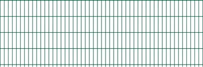 Produktbild von Doppelstabmattenzaun David 6/5/6 mm - Ausführung: grün beschichtet, Höhe: 83 cm, Länge: 251 cm