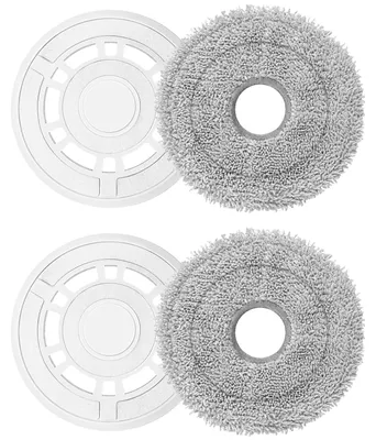 Wischmopp-Tücher für Ecovacs N30/T30 Serie, 2er Set, Mikrofaser