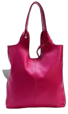 Produktbild von Florence Damen Shopper Tasche fuchsia pink Leder Größe 37x5x38 D2OTF166P4