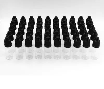 Produktbild von 50 Tropfflaschen 10ml – Leere Mini Fläschchen mit Tropfeinsatz & Schraubdeckel – Nachfüllbar für DIY, Öle, E-Liquids, Kosmetik – Set