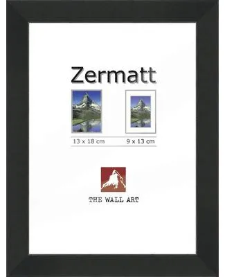 Produktbild von Portraitrahmen MDF Zermatt schwarz 13x18 cm