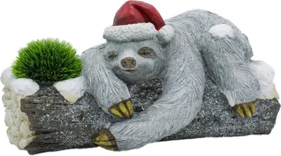 Produktbild von Weihnachts-Faultier liegend bepflanzbar 51 x 23cm
