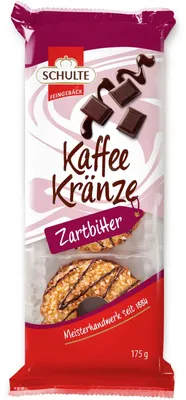 Produktbild von Schulte Kaffee Kränze Zartbitter 175g