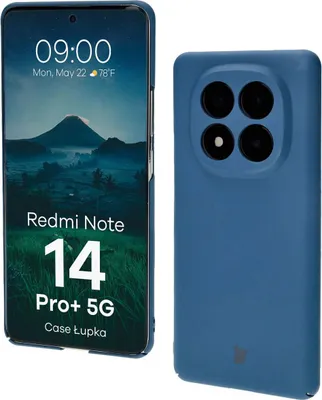 Produktbild von Handyhülle für Xiaomi Redmi Note 14 Pro Plus 5G, Bizon Case Lupka, Blau