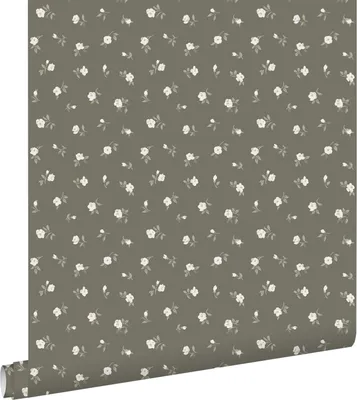 Zdjęcie produktu dla ESTAhome Tapeta kwiaty brązowymIjasnego różu 53 cm x 10.05 m