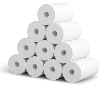 Productafbeelding van 10 Rollen Thermisch Papier voor Instant Camera's, 5,7 x 3 cm